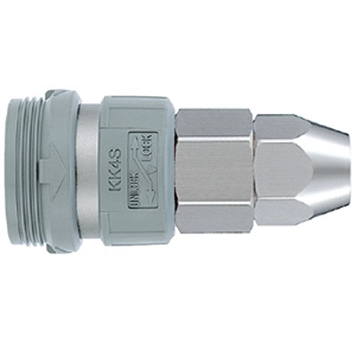 SMC Stainless Steel Male Coupler Nipple, Nut
