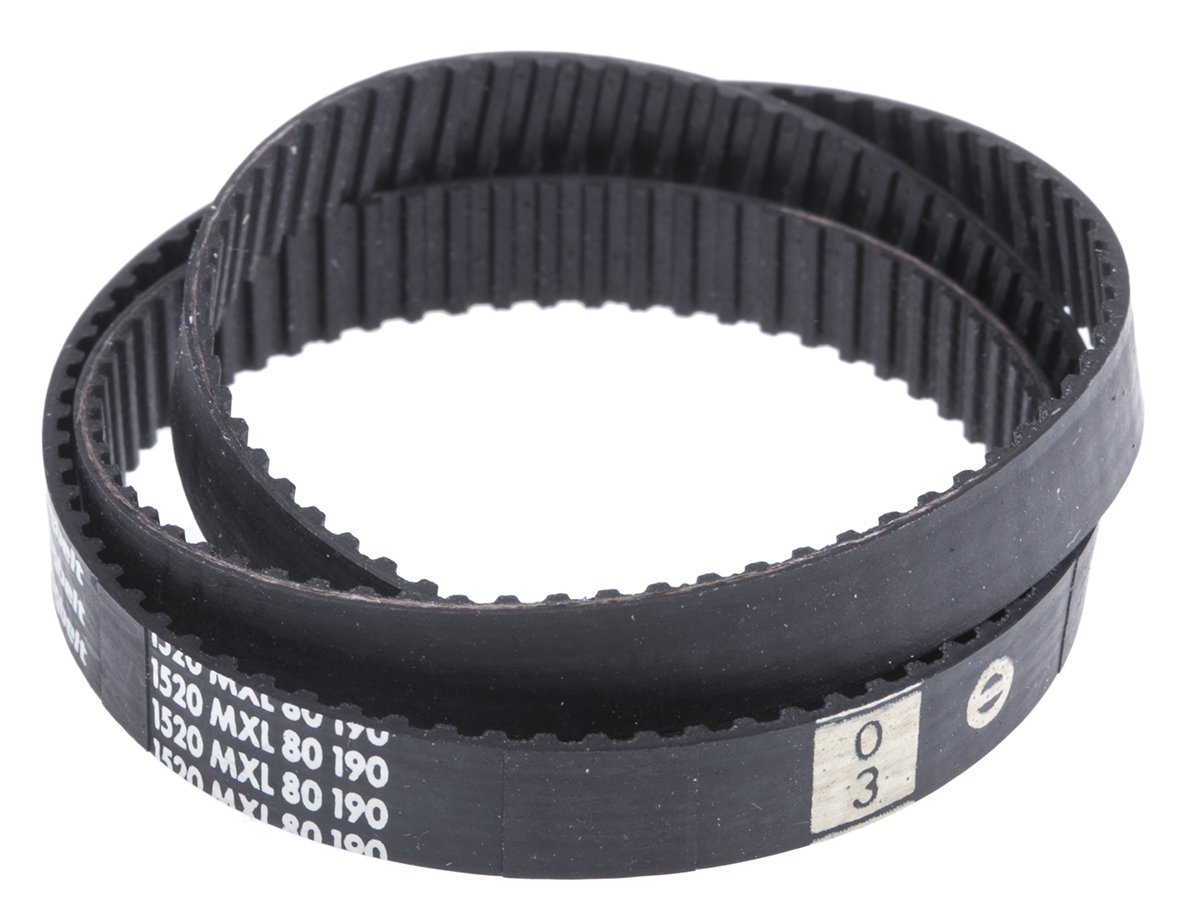 RS PRO Timing Belt, 190 Teeth, 386.08mm Length, 6mm Width