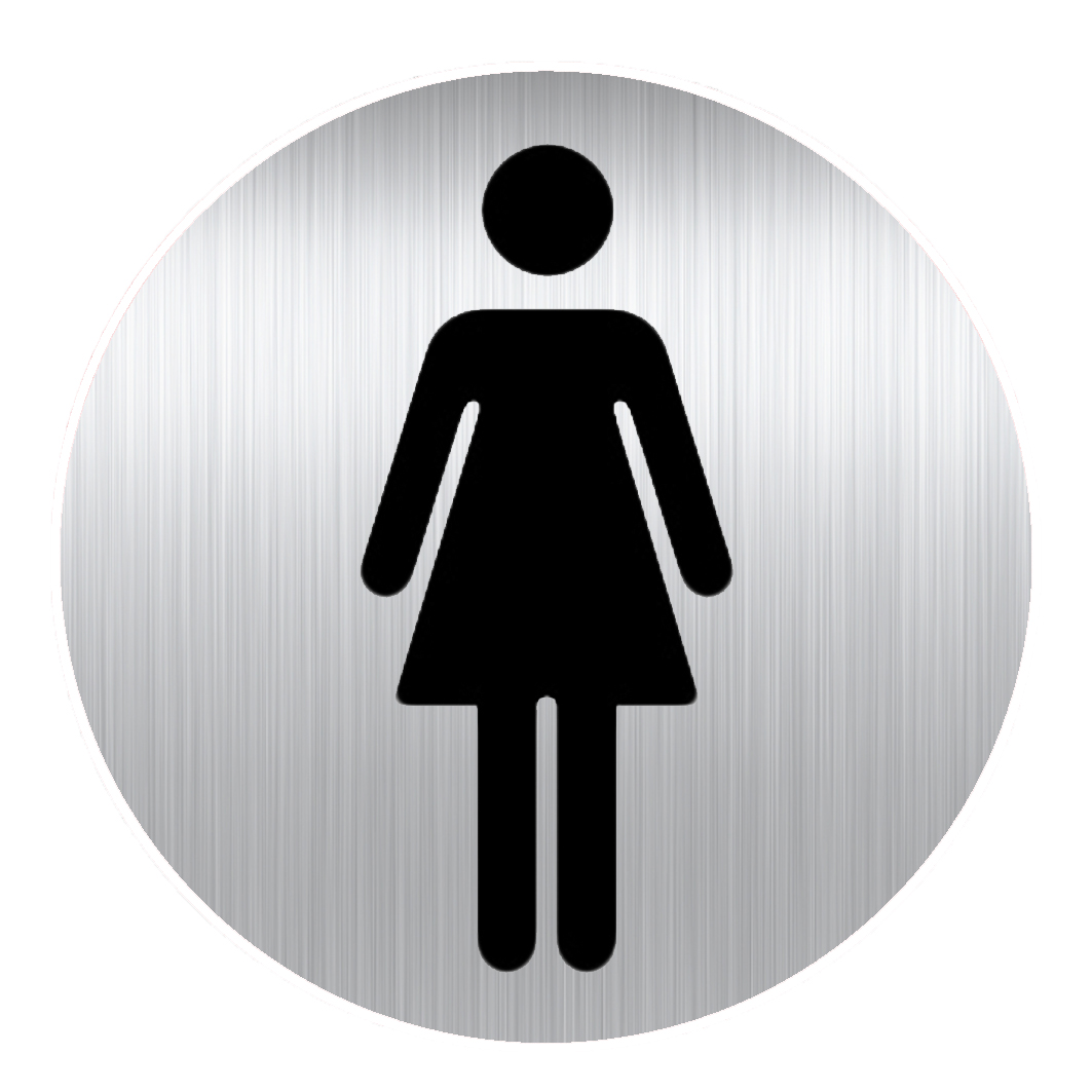 Viso Aluminium Mandatory Womens Toilet Sign