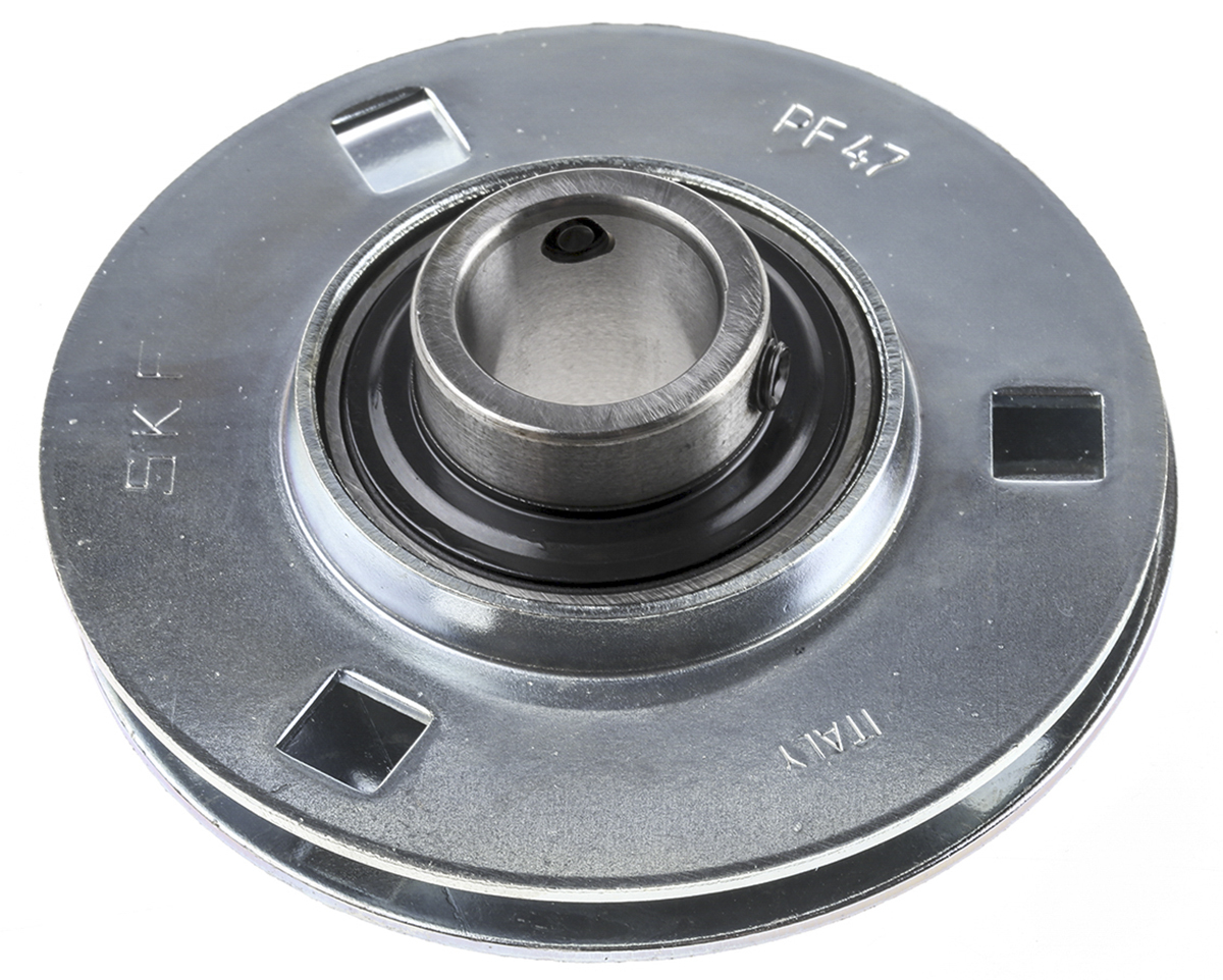3 Hole Flange Bearing Unit, PF 20 TF, 20mm ID