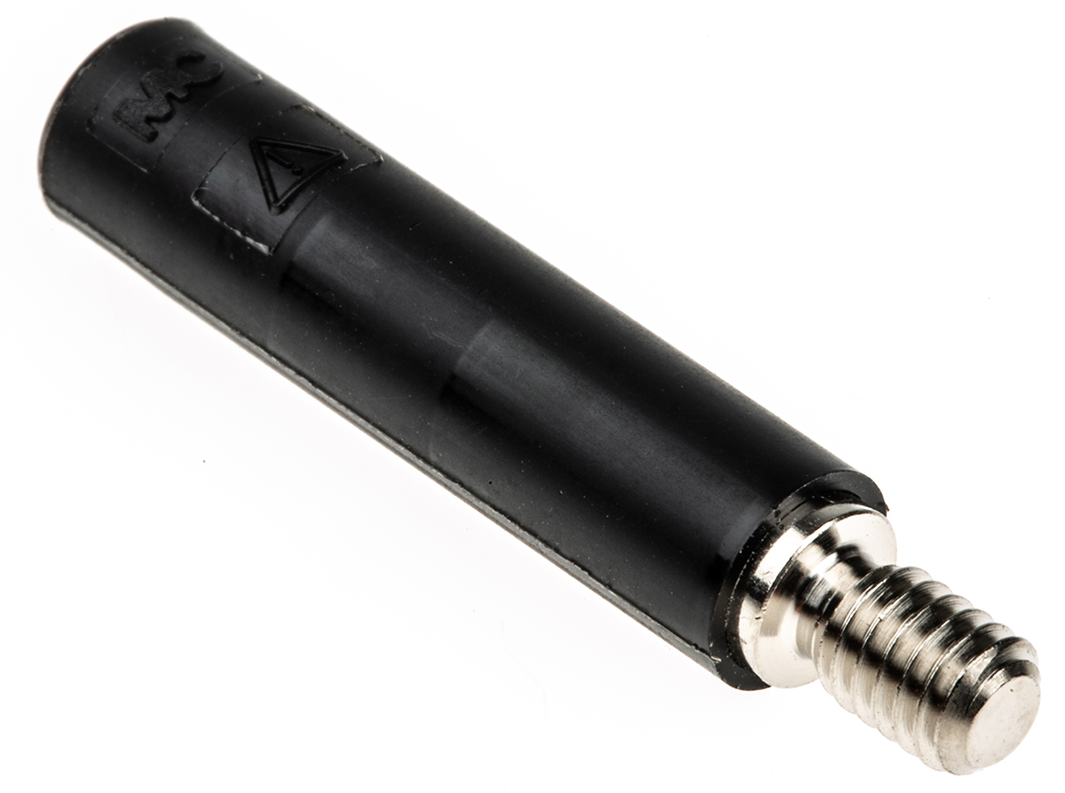 Staubli Black Female Banana Socket, 4 mm Connector, Screw Termination, 32A, 600V, Nickel Plating