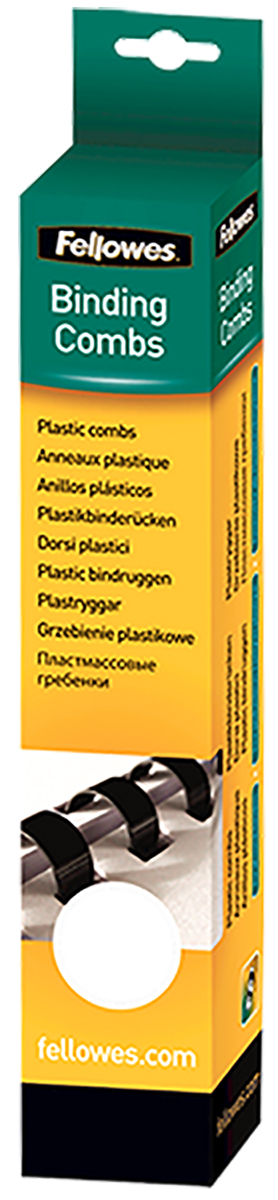 Fellowes White A4 Binding Comb, 10mm Diameter