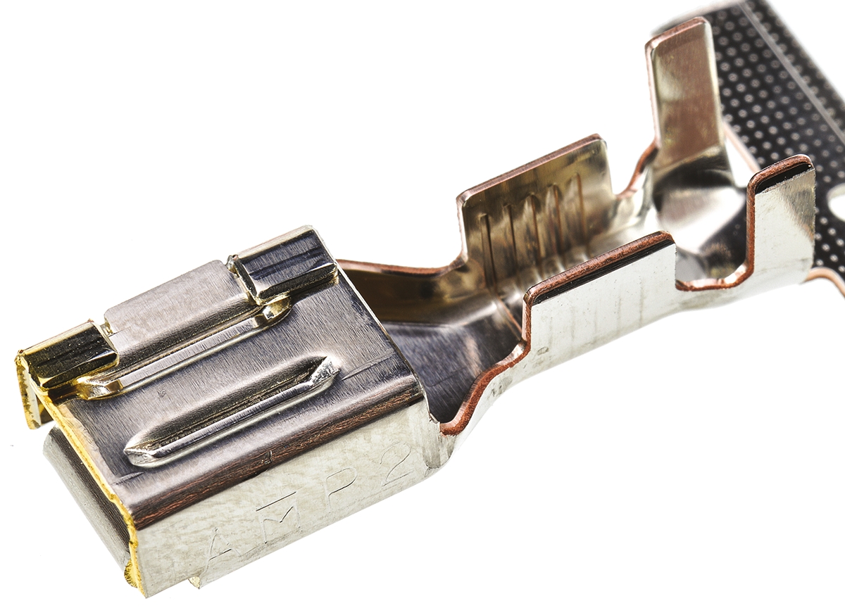 TE Connectivity Dynamic 5000 Series Female Crimp Terminal, 12AWG Min, 10AWG Max