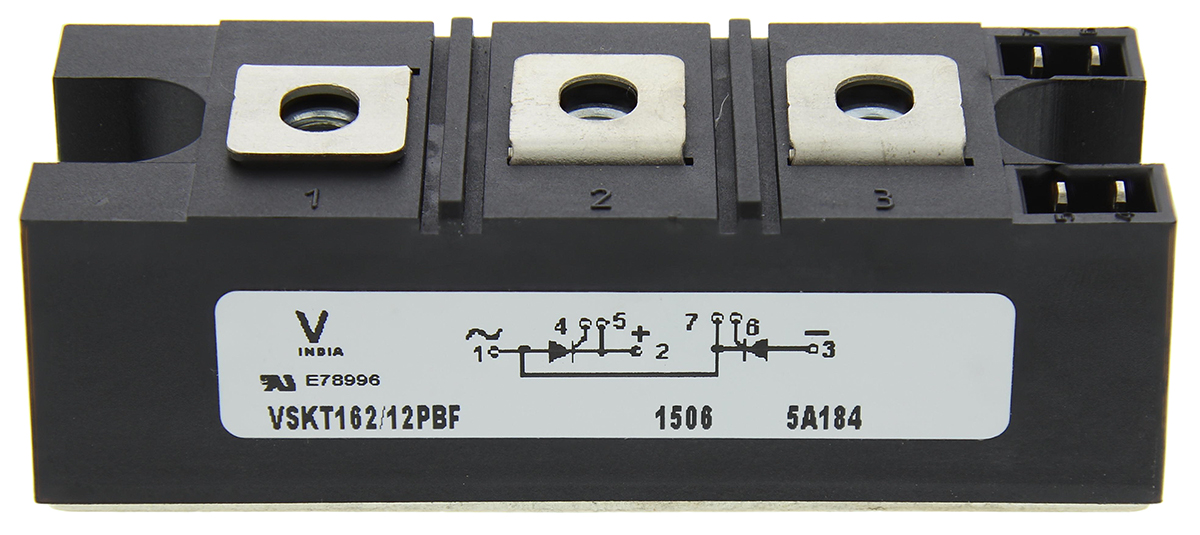 Vishay VS-VSKT162/12PBF, Dual Thyristor Module 1200V, 160A 270mA