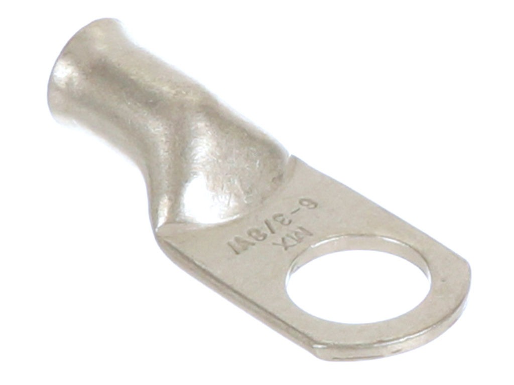 Molex, 19221 Uninsulated Ring Terminal, 3/8 (M9) Stud Size, Grey