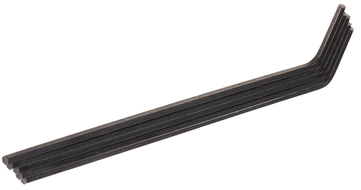 RS PRO 5 piece L Shape Metric Hex Key Set, 2mm