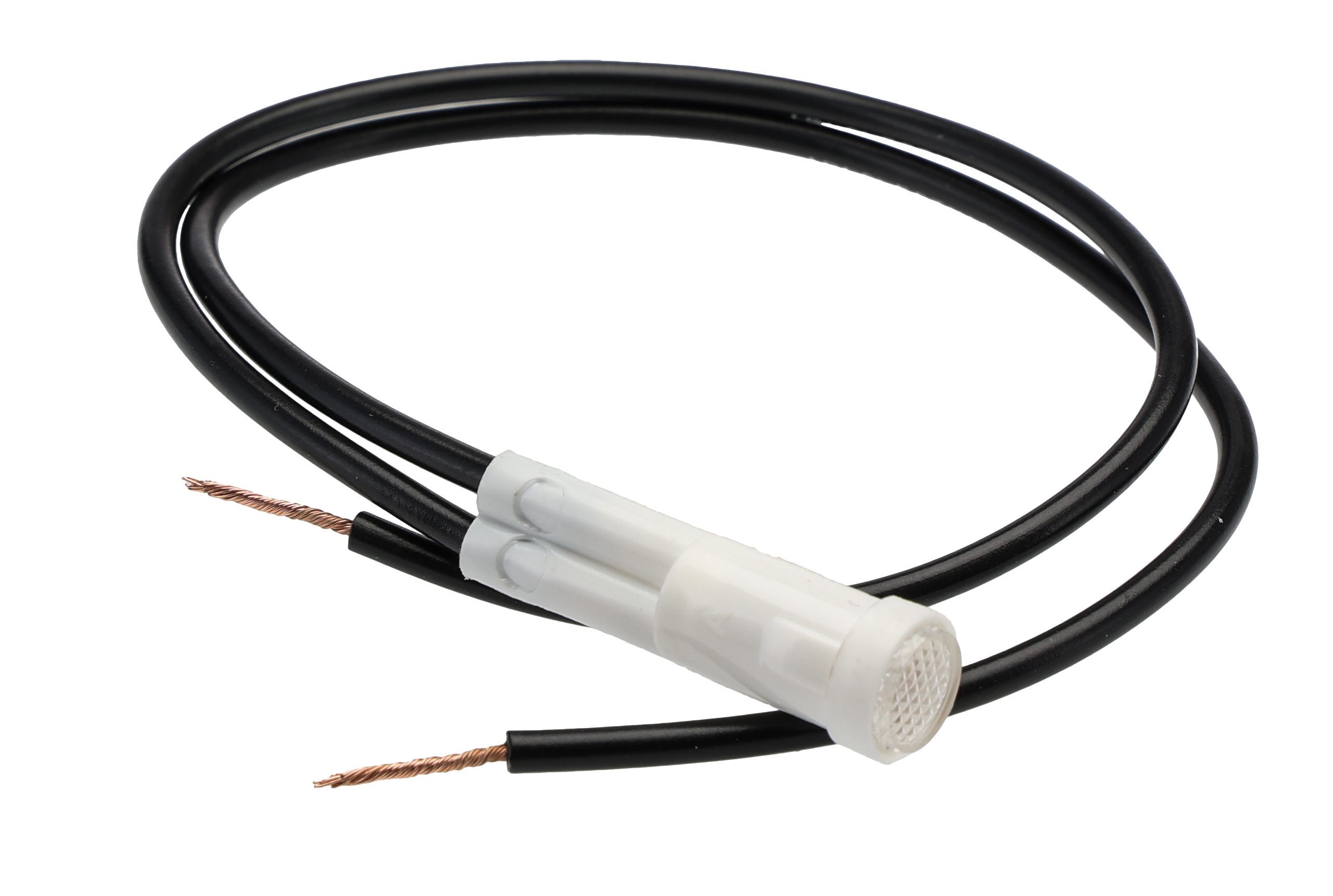 Arcolectric (Bulgin) Ltd 2950 Series Neon Panel Mount Indicator, 230V ac, 8mm Mounting Hole Size, Lead Wires Termination