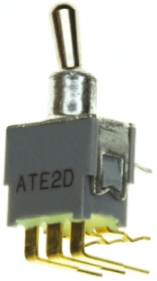 KNITTER-SWITCH Toggle Switch, PCB Mount, On-On, DPDT, Through Hole Terminal, 48V