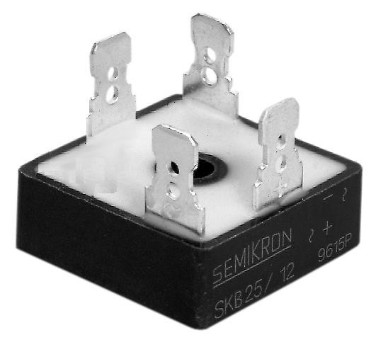 Semikron Danfoss Bridge Rectifier, 17A, 1200V, 4-Pin