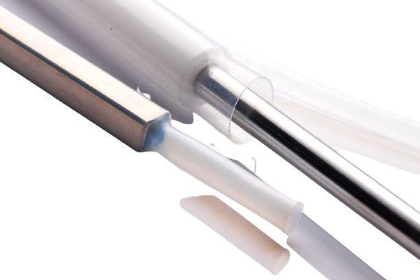 RS PRO Heat Shrink Tubing, Clear 9.5mm Sleeve Dia. x 1.22m Length 4:1 Ratio