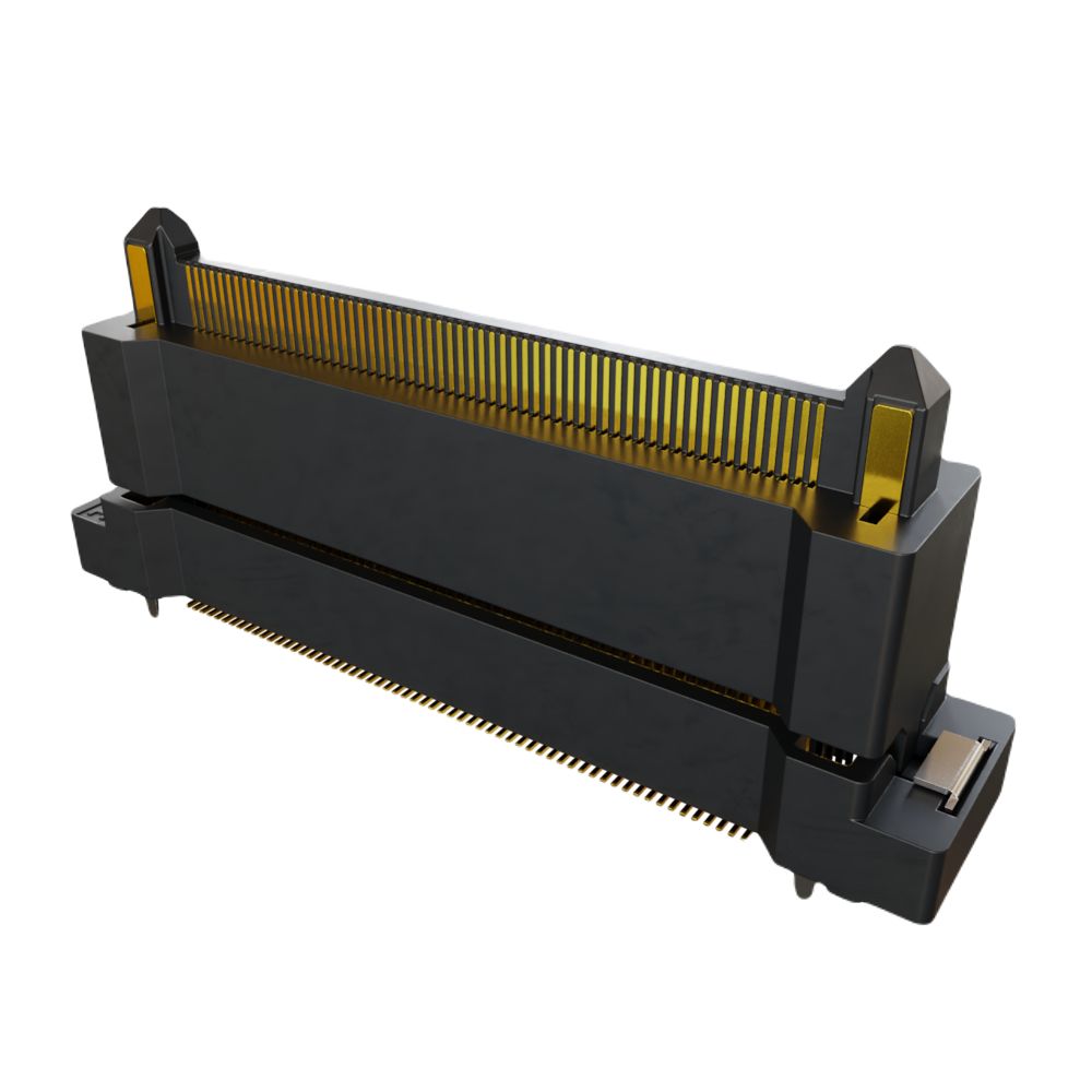 HARWIN FLECTO Series Vertical Surface PCB Header, 120 Contact(s), 0.5 mm Pitch, 2 Row, Shrouded
