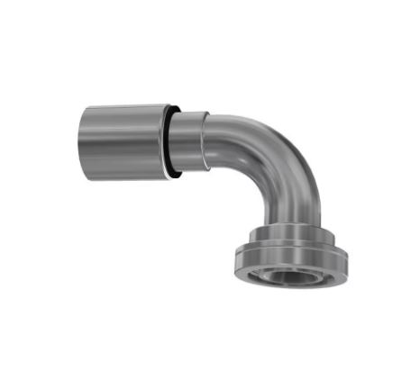 Parker Crimped Hose Fitting 1-1/4 in Hose to 1 1/4 in Flange, 16N48-20-16