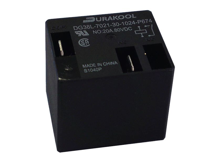 Durakool PCB Mount Power Relay, 24V dc Coil, 45A Switching Current, SPST-NO