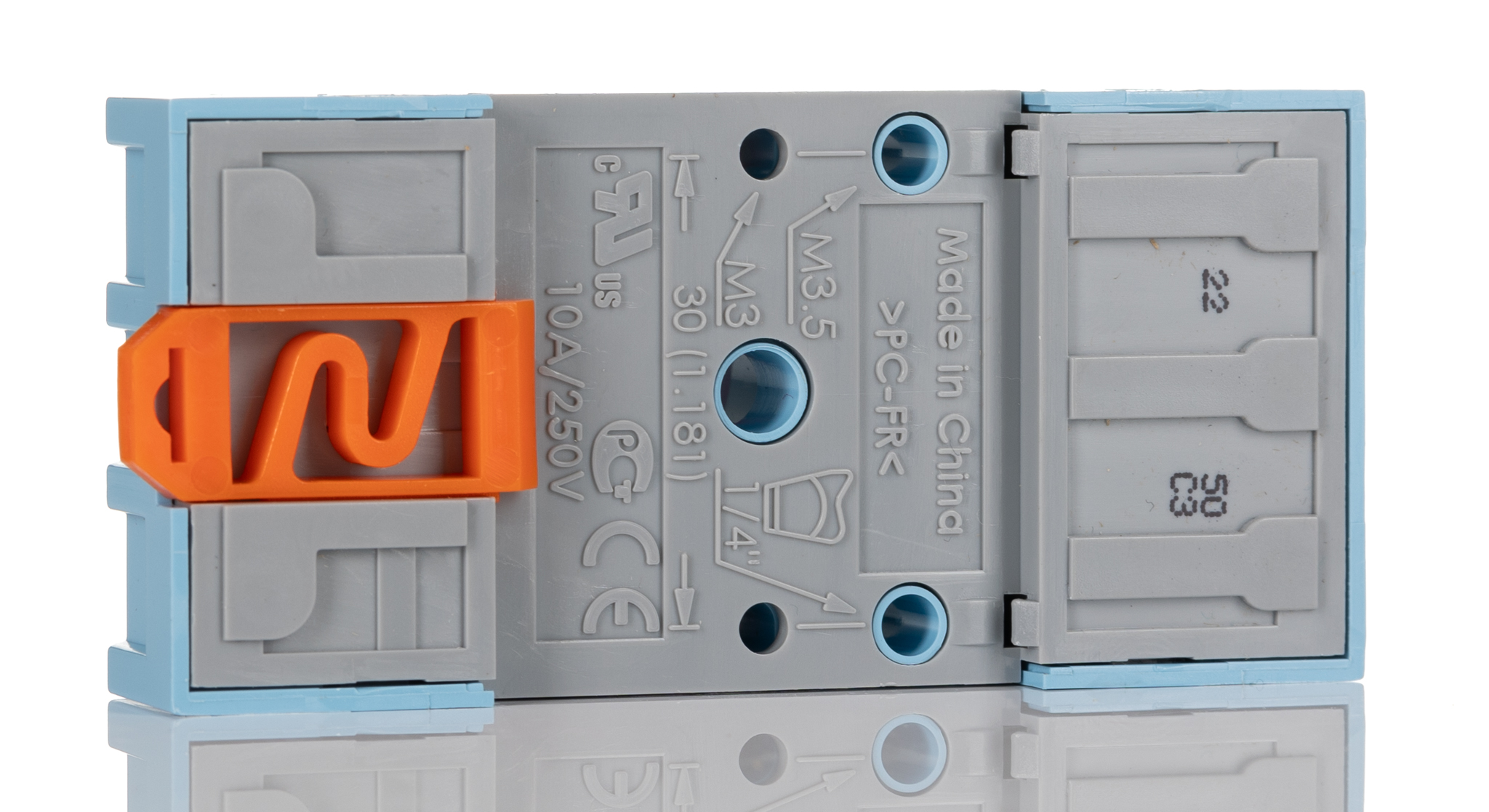 Turck 11 Pin 250V DIN Rail Relay Socket, for use with C3-A30 Series Relay, C3-G30 Series Relay, C3-T31 Series Relay,