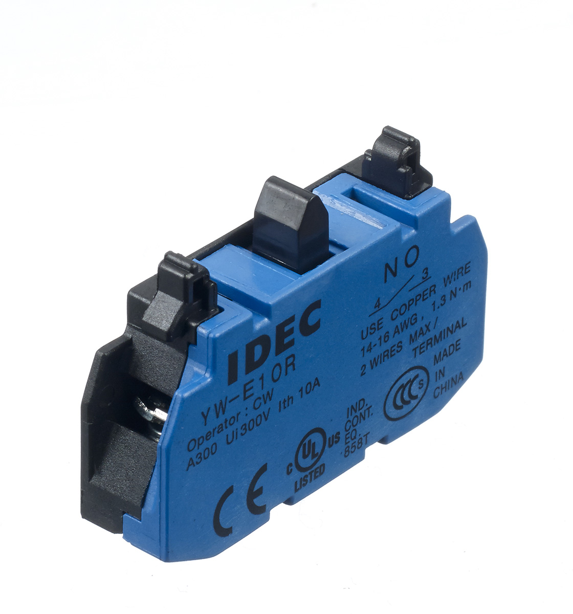 Idec CW Series Series Contact Block, 1NO
