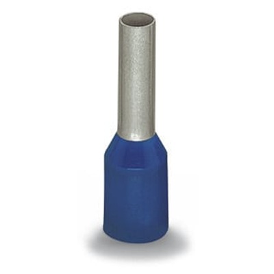 WAGO, 216 Insulated Ferrule, 17mm Pin Length, 4.7mm Pin Diameter, Blue
