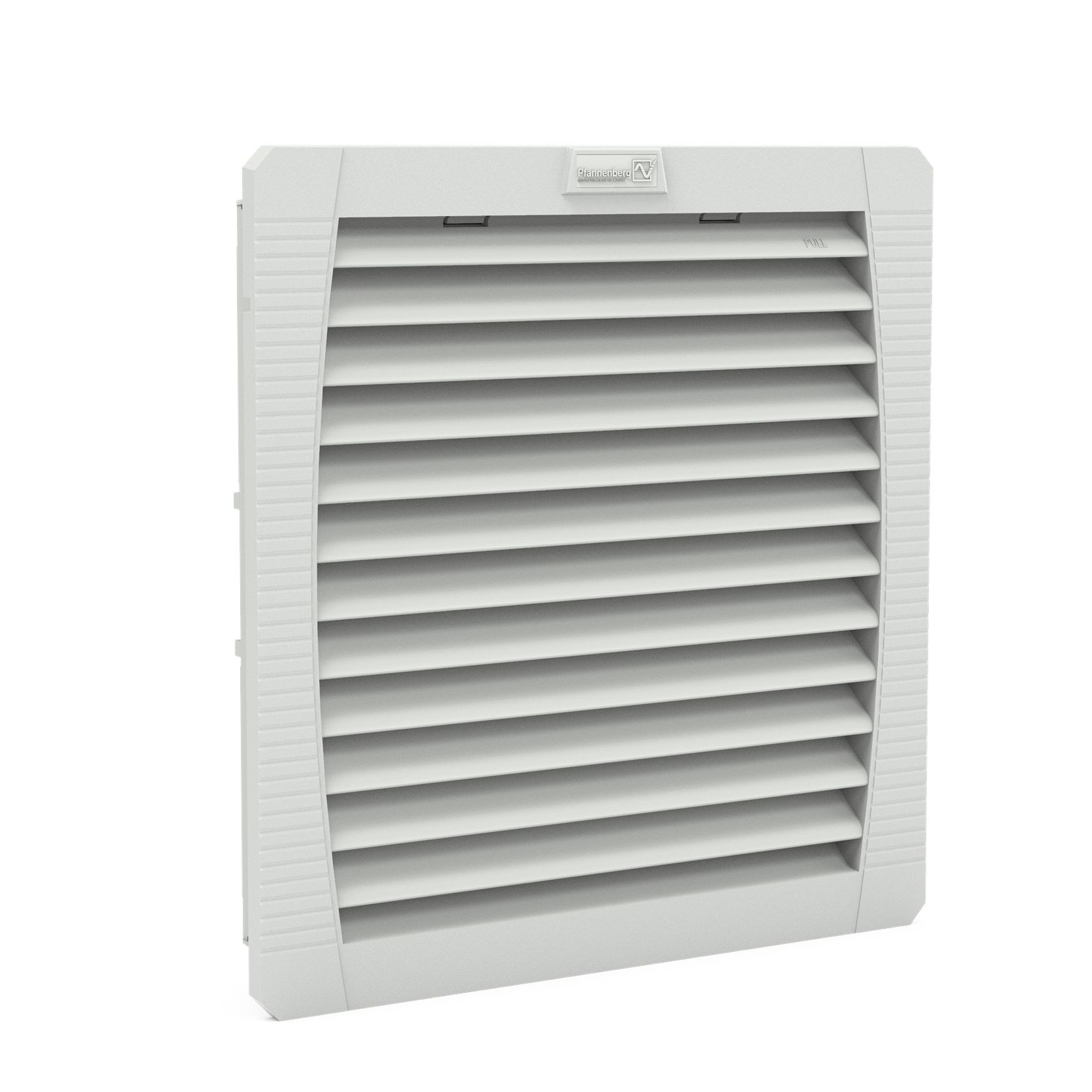 Pfannenberg PF 42.500 Series Filter Media, 24 V, dc Operation, 93m³/h Filtered, 125m³/h Unimpeded, IP54, 252 x 252mm