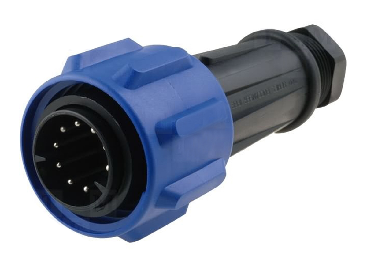 Bulgin Circular Connector, 10 Contacts, Cable, Standard Connector, Plug, Male, IP68, Buccaneer 900 Series