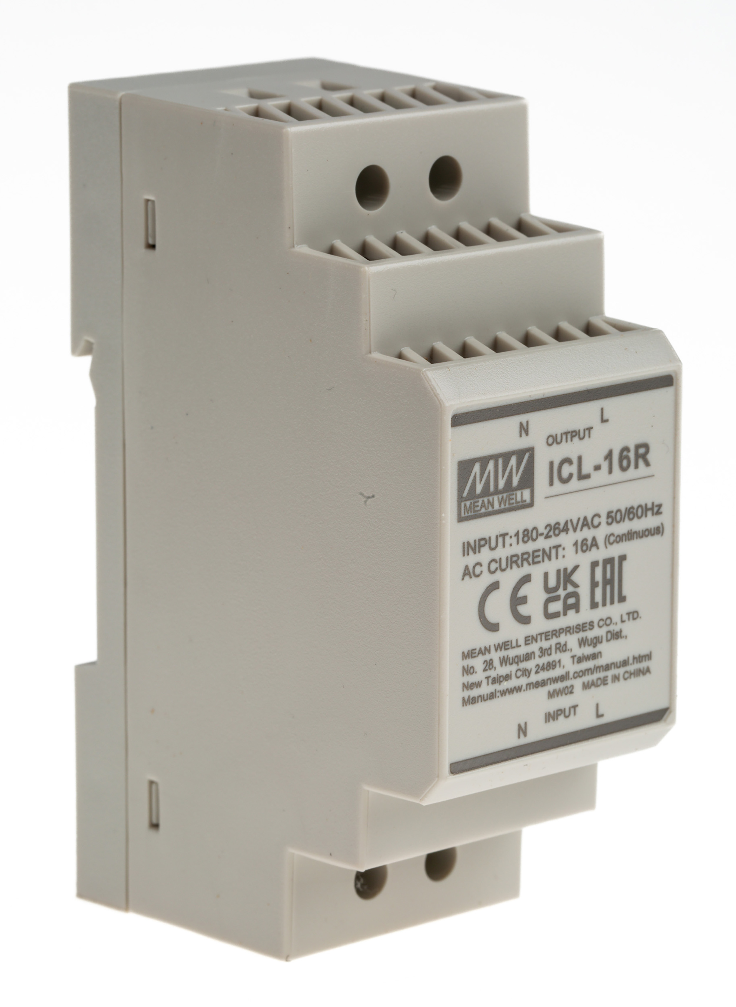 MEAN WELL Inlet Filter, for use with Circuit Breaker, Power Supply, ICL Series