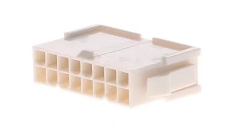 Molex, Mini-Fit Male Crimp Connector Housing, 4.2mm Pitch, 16 Way, 2 Row