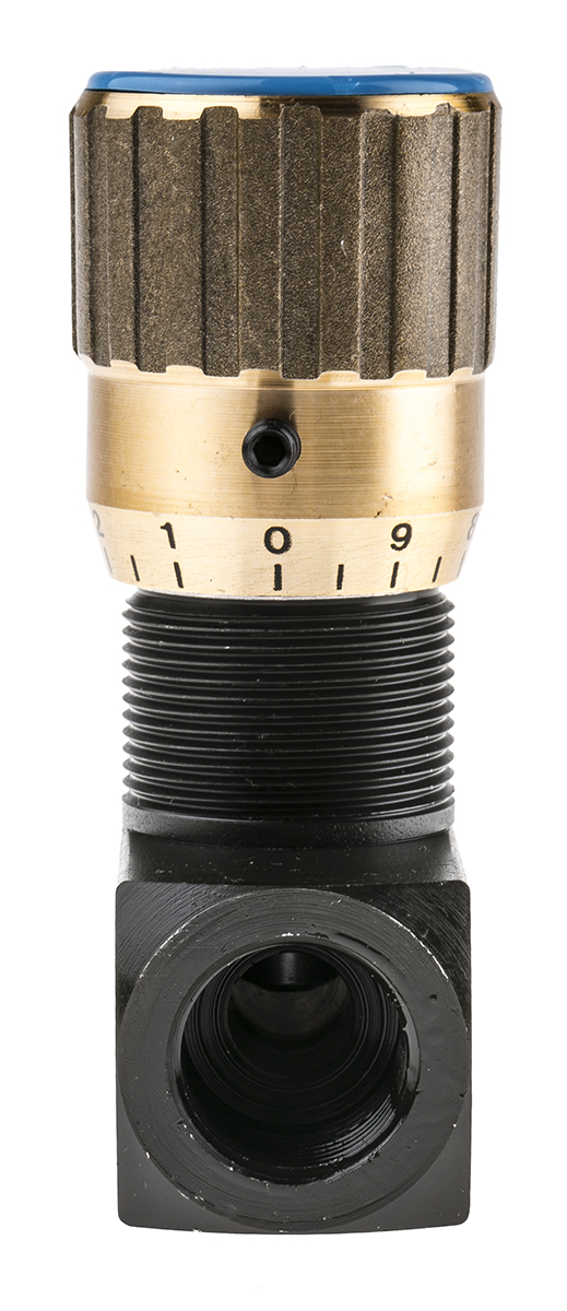 RS PRO Inline Mounting Hydraulic Flow Control Valve, G 1/2, 400bar, 75L/min