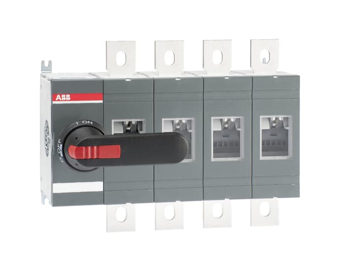 ABB OT Pole Base Mounting Switch Disconnector - 630A Maximum Current, 630kW Power Rating, IP65