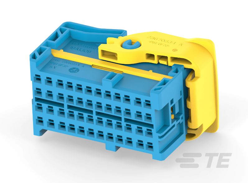 TE Connectivity Automotive Connector Socket Blue Cable Mount 48 Way 2366036-4