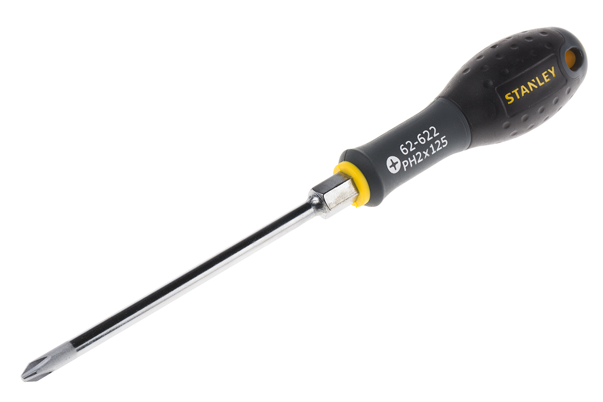 Stanley Phillips  Screwdriver, PH2 Tip, 125 mm Blade, 125 mm Overall