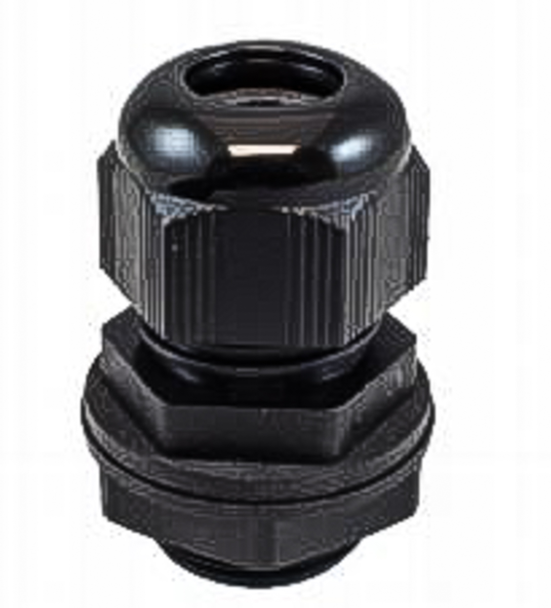 Alpha Wire FIT Wire Management Series Black PA 6 Cable Gland, PG16 Thread, 10mm min., 14mm max., IP66, IP68