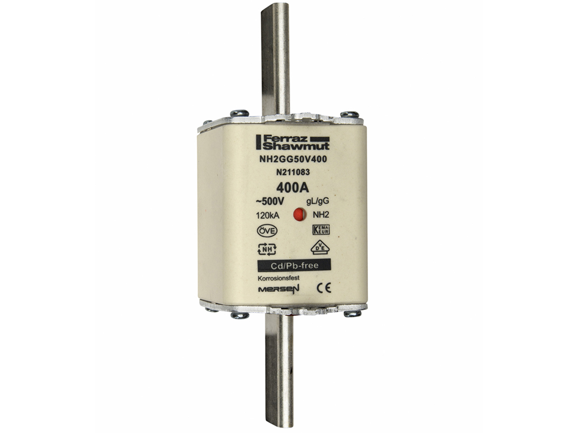 Mersen 400A NH Fuse, NH2, 500V ac