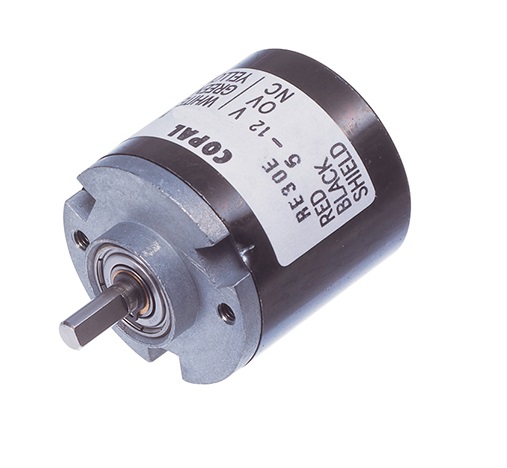Nidec Components 5 → 12V 100 Pulse Optical Encoder with a 4 mm