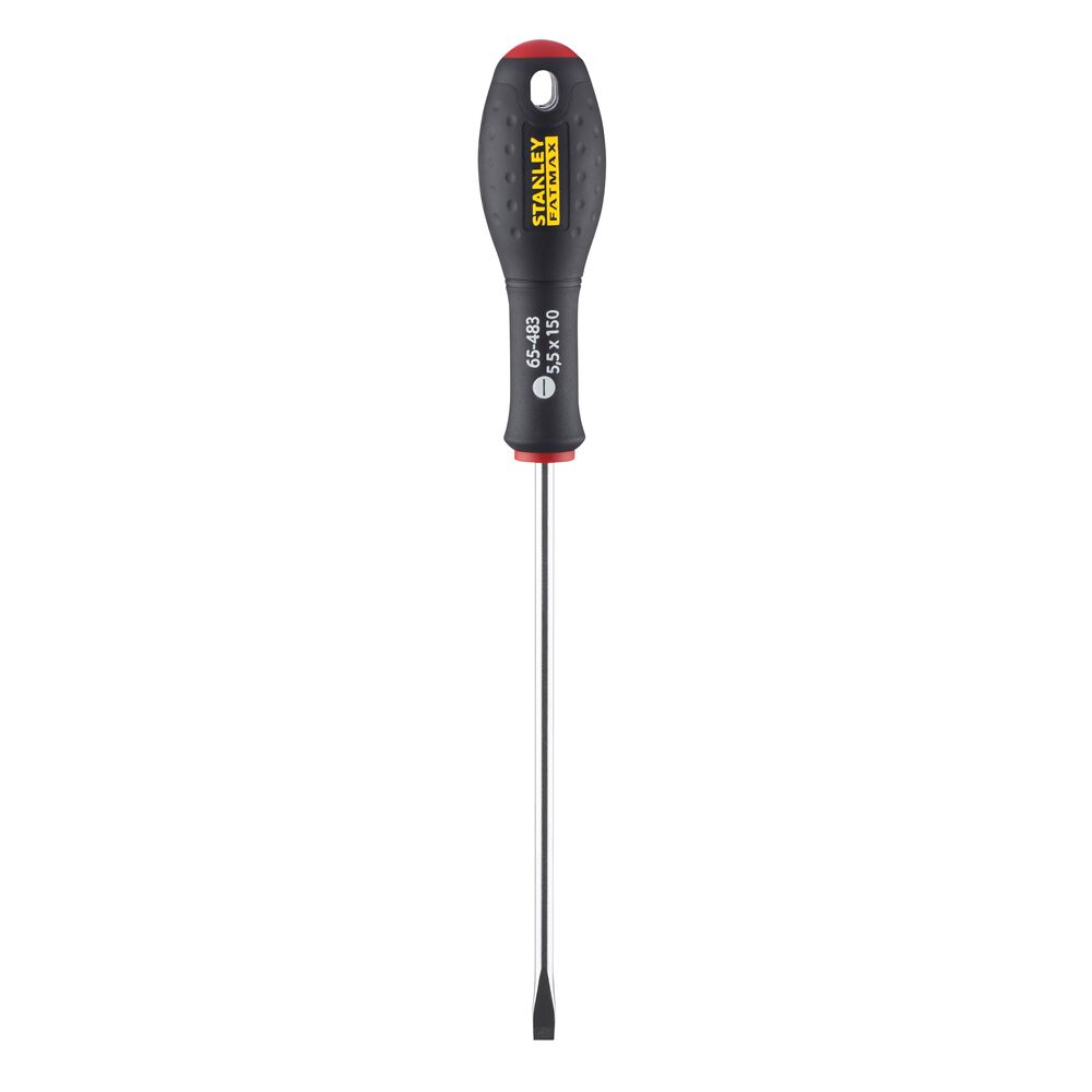 Stanley Flared Insulated Screwdriver, 5.5 mm Tip, 75 mm Blade, VDE/1000V, 260 mm Overall