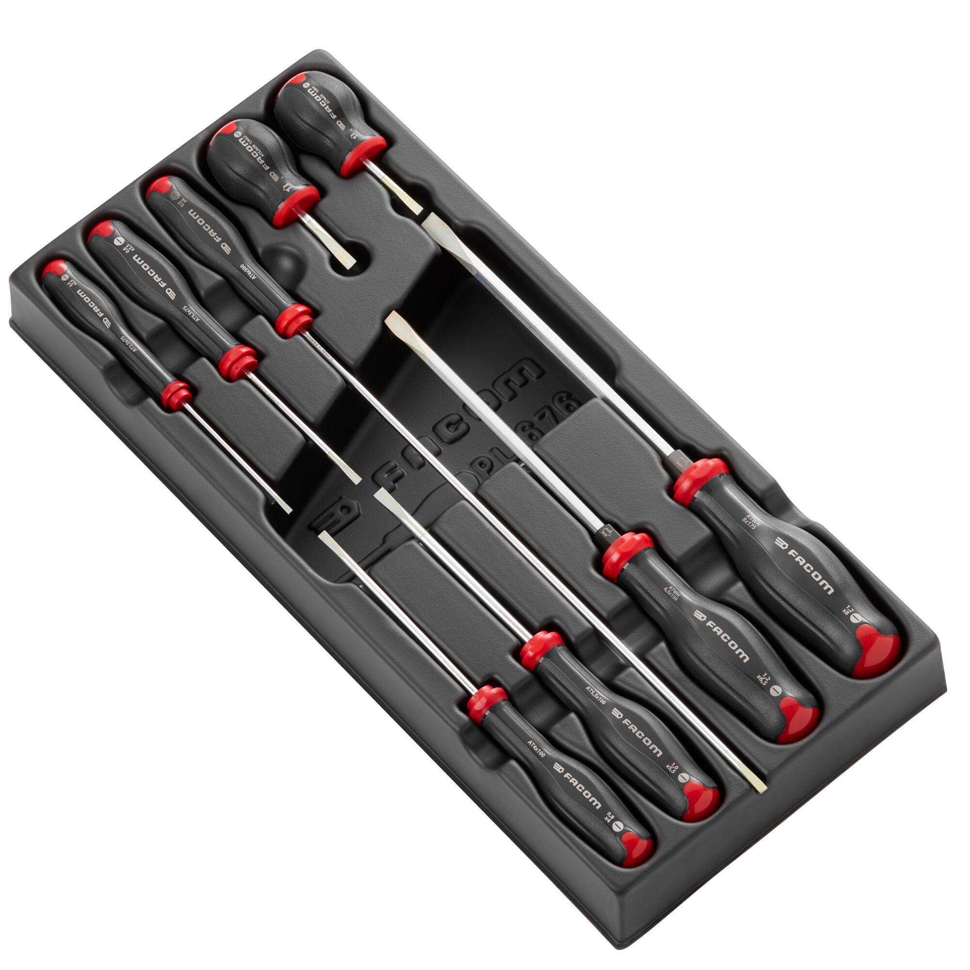 Facom Phillips; Slotted Screwdriver Set, 9-Piece