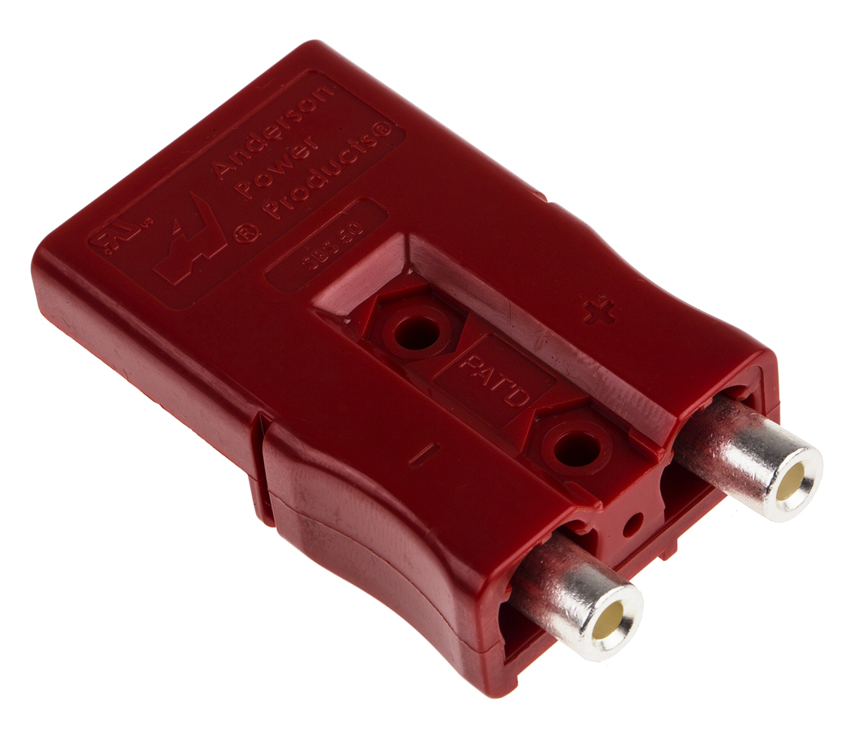 Anderson Power Products, SBS Series Male 2 Way Battery Connector, 110A, 600 V