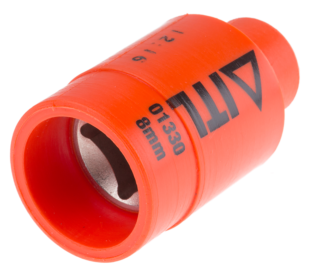 ITL Insulated Tools Ltd 1/2 in Drive 8mm Insulated Standard Socket, 12 point, VDE/1000V, 50 mm Overall Length