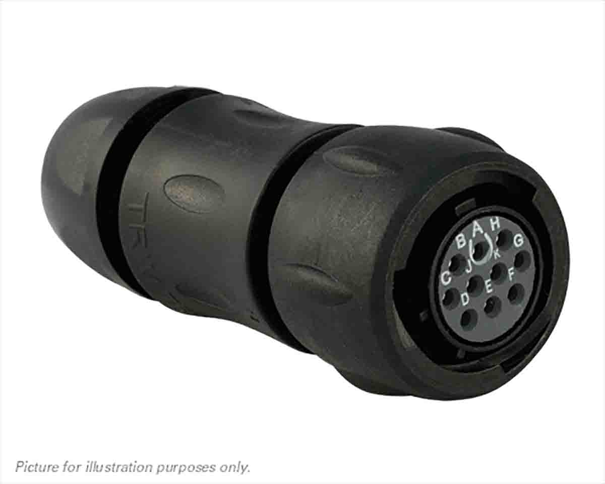 Souriau Sunbank by Eaton Circular Connector, 10 Contacts, Cable, Standard Connector, Socket, Female, IP68, IP69K, UTS