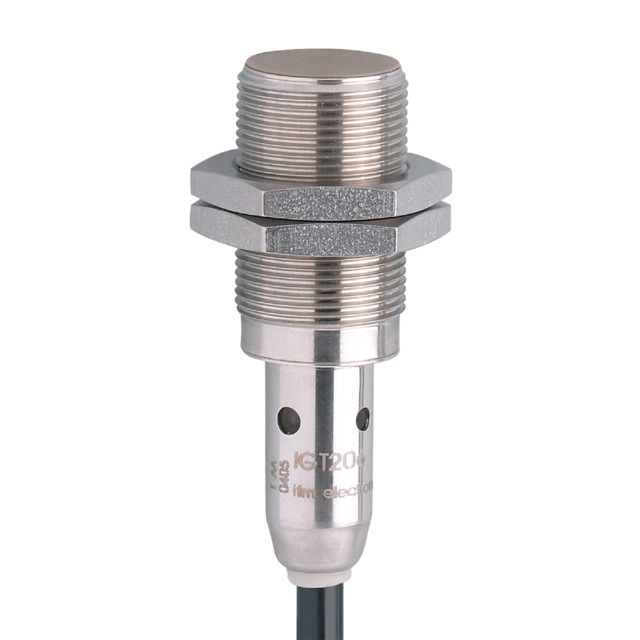 ifm electronic Inductive Threaded Barrel Proximity Sensor, M18, 8 mm Detection, PNP NO, 10 → 36 V dc