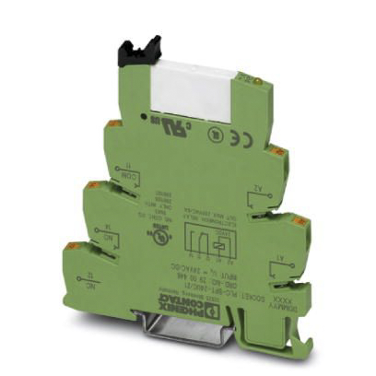 Phoenix Contact PLC-RPT- 24UC/21AU Series Relay Module, DIN Rail Mount, 24V ac/dc Coil, SPDT