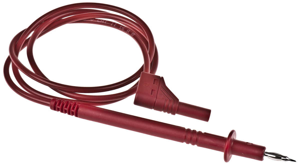 Hirschmann Test & Measurement 934158101 Test Lead, CAT II, 16A