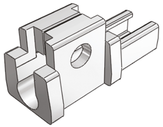 SMC Bracket, BJ3 Series, For Use With Double-acting cylinder
