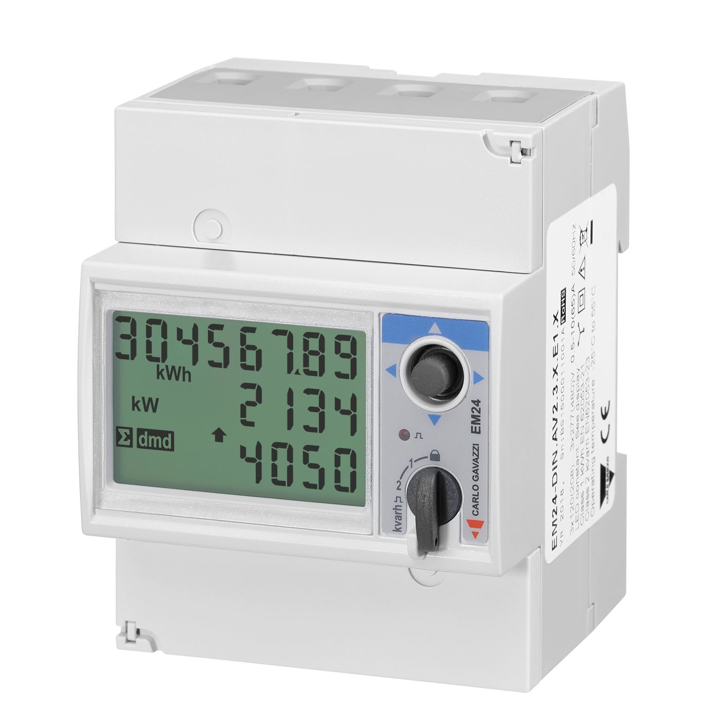 Carlo Gavazzi 3 Phase LCD Display Energy MeterEnergy Meter