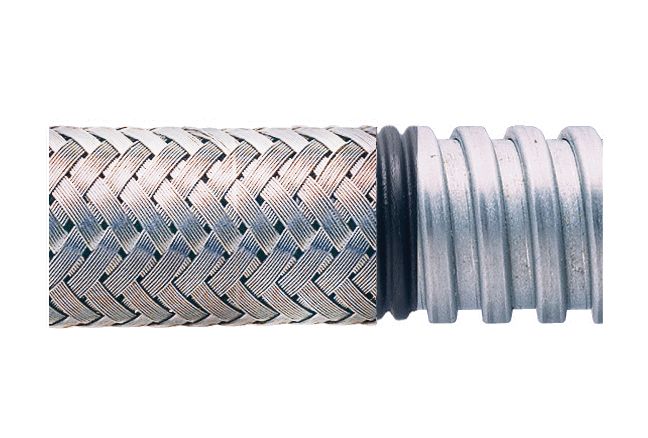 Adaptaflex Flexible Conduit, 16mm Nominal Diameter, Galvanised Steel, Metal