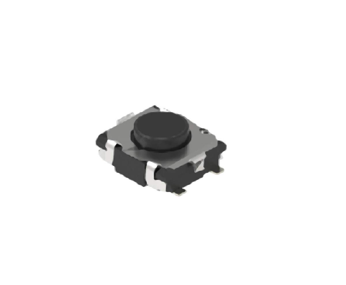 Alps Alpine Black Button Tactile Switch, SPST 50 mA 0.4mm Surface Mount