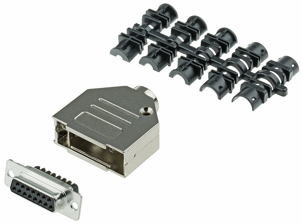 Amphenol Communications Solutions 15 Way Cable Mount D-sub Connector Socket