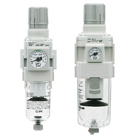 SMC AC Filter Regulator, 5μm, G 3/8, 13 bar, AW30-F03H-B