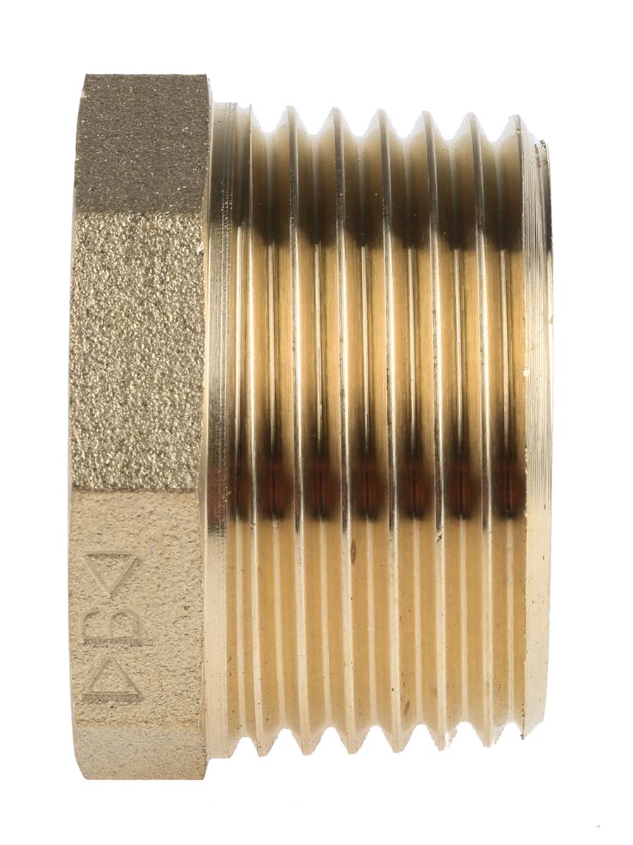 RS PRO Threaded Fitting, Straight Reducer Bush, Male BSP 1in to Female BSP 1/2in