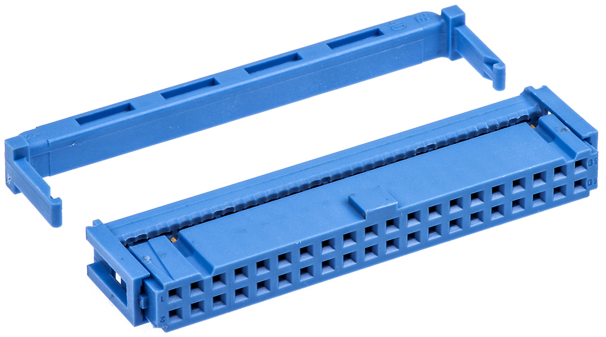 TE Connectivity 40-Way IDC Connector Socket for Cable Mount, 2-Row