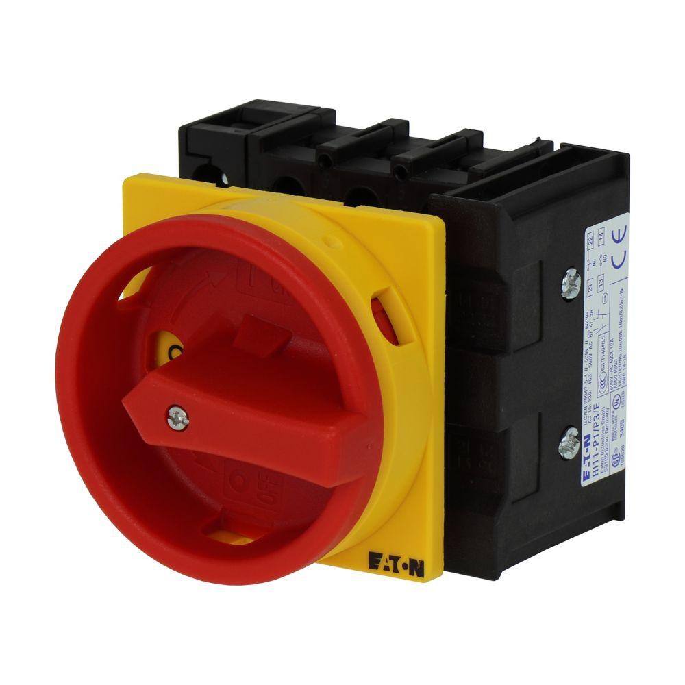 Eaton, 3P + N 90° On-Off Cam Switch, 690V (Volts), 40A, Door Coupling Rotary Drive Actuator