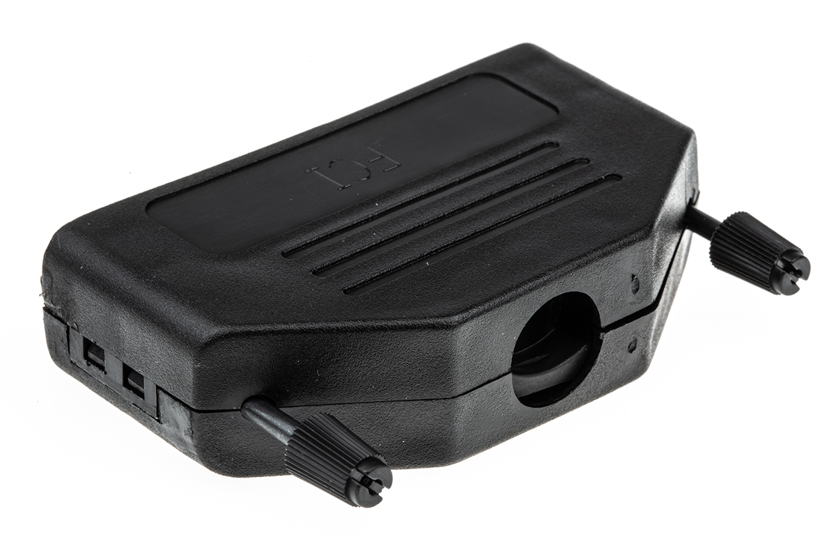 Amphenol Communications Solutions Thermoplastic D Sub Backshell, 50 Way, Strain Relief