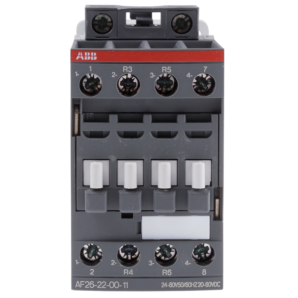 ABB AF26 Contactor, 24 V Coil, 4-Pole, 45 A, 11 kW 60 V, 2 NO/2 NC, 690V